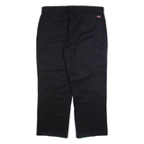 DICKIES Mens Trousers Black Relaxed Straight W38 L30