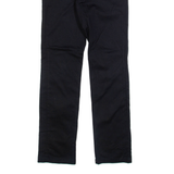 DICKIES Womens Trousers Black Slim Straight W30 L31