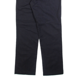 DICKIES Womens Trousers Black Slim Straight W30 L30