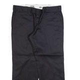 DICKIES 774 Womens Trousers Black Regular Straight W36 L28