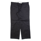 DICKIES 774 Womens Trousers Black Regular Straight W36 L28