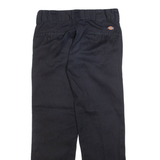 DICKIES Mens Trousers Black Slim Straight W28 L30