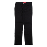 DICKIES Womens Trousers Black Regular Straight W30 L32