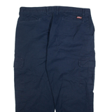 DICKIES Cargo Mens Trousers Blue Relaxed Straight W38 L25