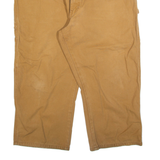 DICKIES Carpenter Mens Trousers Brown Relaxed Straight W40 L23