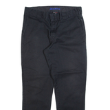 DICKIES Mens Trousers Black Regular Straight W34 L31