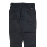 DICKIES Mens Trousers Black Regular Straight W34 L31