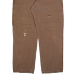 DICKIES Mens Trousers Brown Relaxed Straight W38 L30