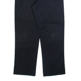 DICKIES Mens Trousers Black Regular Straight W36 L31
