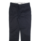 DICKIES 776F Womens Trousers Black Slim Straight W31 L31