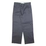 DICKIES Mens Trousers Green Relaxed Straight W35 L31