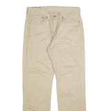 LEVI'S 514 Mens Trousers Beige Slim Straight W31 L32