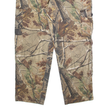 AP Realtree Cargo Mens Trousers Beige Relaxed Tapered W42 L31