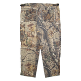 AP Realtree Cargo Mens Trousers Beige Relaxed Tapered W42 L31