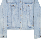 LEVI'S Womens Sherpa Lined Denim Jacket Blue XS
