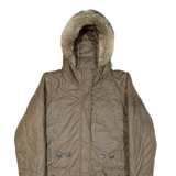 BENCH Insulated Womens Parka Coat Green Hooded XL