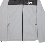 NEW BALANCE Womens Fleece Jacket Grey M