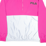 FILA Womens Pullover Jacket Pink Nylon S