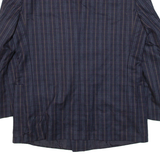 JEAN JACQUES BENSON Mens Blazer Jacket Blue Knit Check M