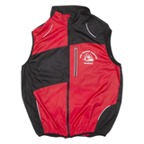 CRESPO Mens Track Gilet Red Colourblock XL