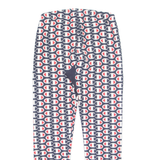 CHAMPION REVERSE WEAVE All Over Print Mens Joggers Blue Tapered S W32 L32