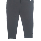 NIKE DRI FIT Womens Track Pants Black Tapered M W30 L26