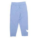 NIKE Womens Track Pants Blue Tapered M W28 L24