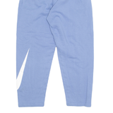 NIKE Womens Track Pants Blue Tapered M W28 L24