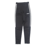 ADIDAS Climalite Mens Track Pants Black Skinny S W25 L30
