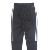 ADIDAS Climalite Mens Track Pants Black Skinny S W25 L30