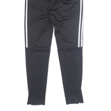 ADIDAS Climalite Mens Track Pants Black Skinny S W25 L30