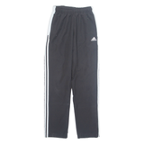 ADIDAS Mesh Lined Mens Track Pants Black Straight S W25 L31