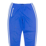 ADIDAS Womens Track Pants Blue 90s Tapered L W30 L30