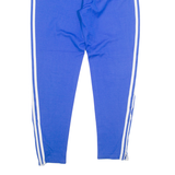 ADIDAS Womens Track Pants Blue 90s Tapered L W30 L30