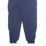 HUMMEL Lined Mens Track Pants Blue 90s Tapered L W27 L31