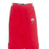 NIKE Mesh Lined Storm Fit Ohio State USA Mens Track Pants Red Straight M W30 L31