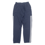 ADIDAS Mens Track Pants Blue Tapered S W26 L29