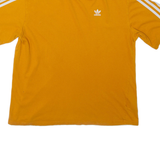 ADIDAS Womens T-Shirt Orange Crew Neck UK 6