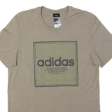 ADIDAS Oversized Mens T-Shirt Green S