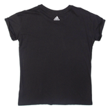 ADIDAS Womens T-Shirt Black M