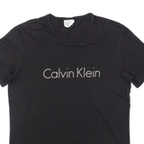 CALVIN KLEIN Mens T-Shirt Black S