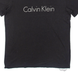 CALVIN KLEIN Mens T-Shirt Black S