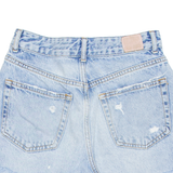 BERSHKA Womens Denim Shorts Blue XS W25