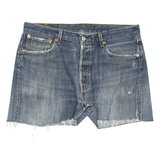LEVI'S Womens Denim Shorts Blue L W34