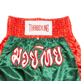 THAI BOXING Mens Sports Shorts Green XL W30