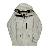 US Ski Team Tommy Hilfiger Ski Jacket - Large Cream Polyester