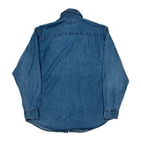 Mead Eye Care Wrangler Denim Shirt - Medium Blue Cotton
