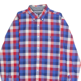 TOMMY HILFIGER New York Fit Mens Shirt Blue Check Long Sleeve M