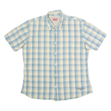 LEVI'S Mens Shirt Blue Check XL