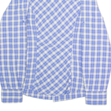 COLUMBIA Womens Shirt Blue Check Long Sleeve M